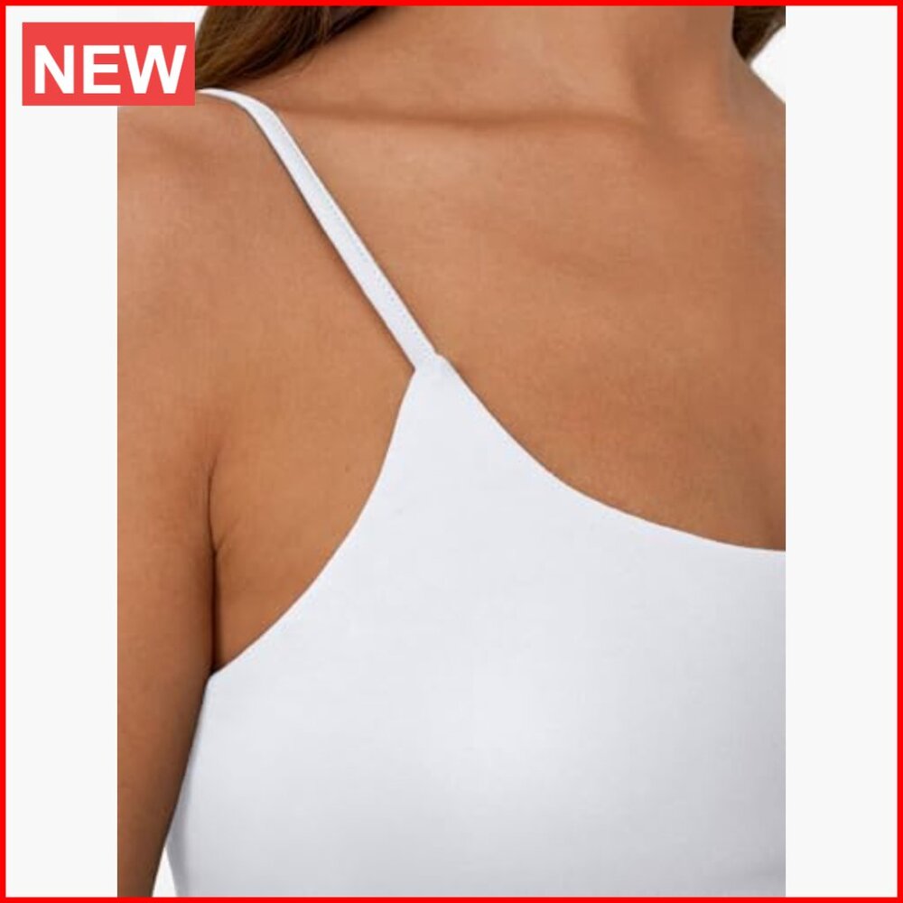 Double Lined Adjustable Spaghetti Strap Tank Top … - image 5